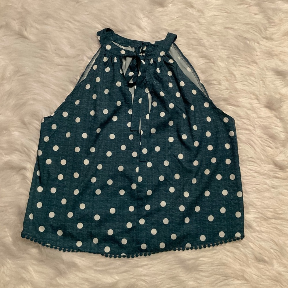 Polka dot fushi top size XL